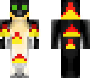 penguin on fire