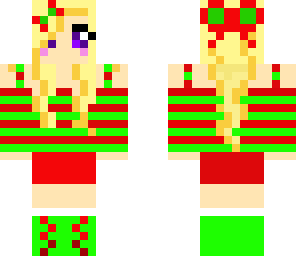 pretty christmas blonde girl