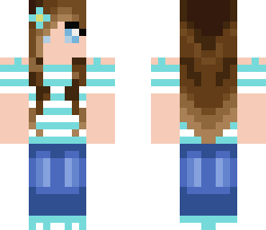 blue and white stripes