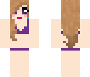 purple bikini girl