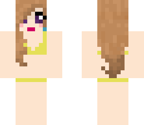 yellow bikini girl