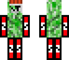 creeper with tnt on hands and legs and inside