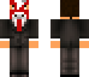 man in mooshroom mask