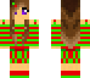 cute christmasy girl
