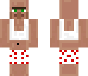 villager in underwear