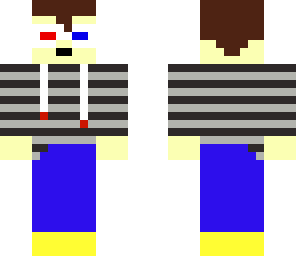 my skin with 3-d glaseses