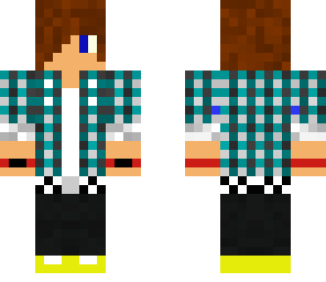 teenager in blue