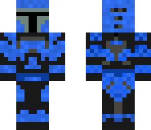 blue mandalorian