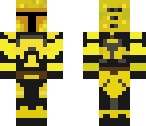 yellow mandalorian