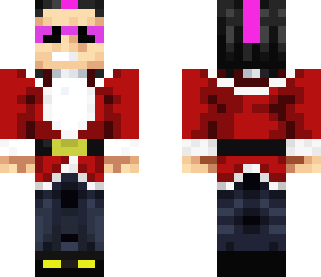 partly pink santa psy