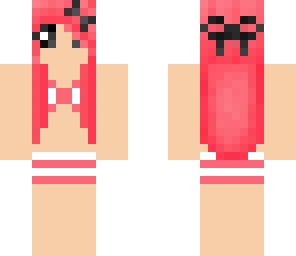 edited girl in bathing suit