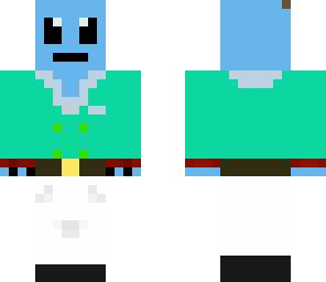 blue man