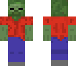 zombie with red shirt