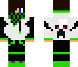 cool teenager in green
