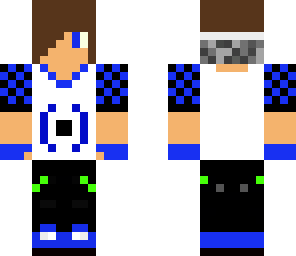 blue paintball player
