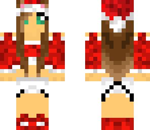 christmas girl with cat ears