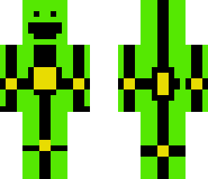 green and yellow awesome guy