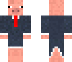 pig in suit