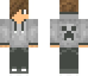 boy with creeper hoodie