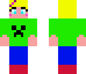 girl with creeper shirt