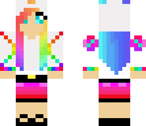 rainbow panda girl 2
