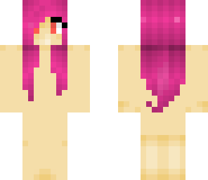 pink hair girl base