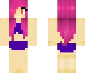 pink hair girl swimsuit v2