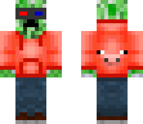 awsome creeper with 3d glasses