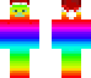 christmas rainbow man