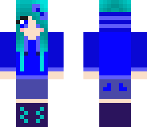 blue girl