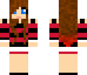 black and red girl