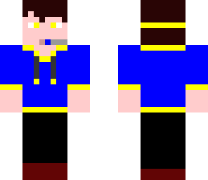 blue mister minecraft
