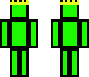 green robot king