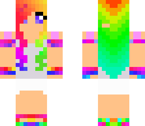 rainbow girl