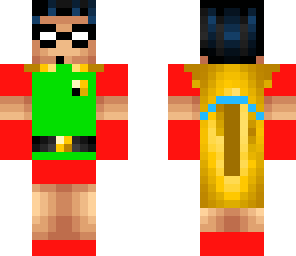 christmas robin with pickaxe cape