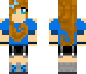 aqua blue girl