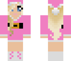 pink christmas girl