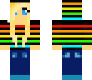 blond rainbow