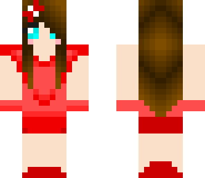 red polite girl