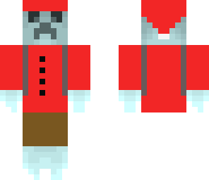 ghost creeper santa