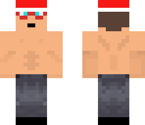 sexy guy with santa hat