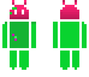 pink and green epic android by cookie234