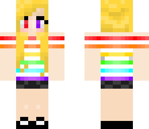 rainbow girl