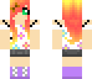 fire hair girl