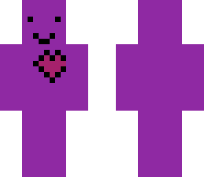 happy purple man