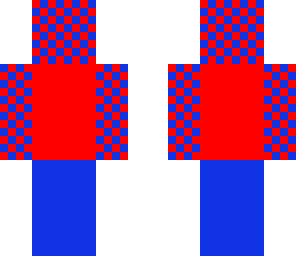 red n blue
