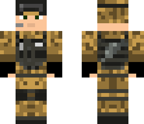 military soldier desert class