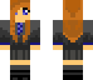 girl in blue uniform