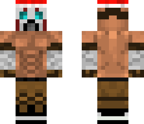 psycho with a crhistmas hat