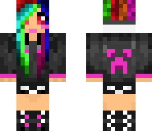 cute rainbow creeper gurl